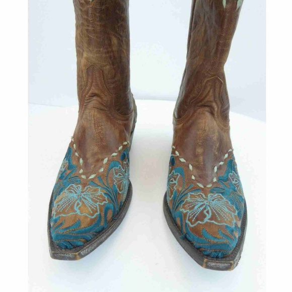 Old Gringo Leather Boots L640-15 Embroidered - Picture 6 of 8